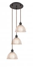  113B-3P-OB-G422 - Arietta - 3 Light - 15 inch - Oil Rubbed Bronze - Cord Hung - Multi Pendant