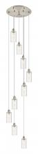  119B-9P-SN-G434-7SDY - Crown Point - 9 Light - 19 inch - Brushed Satin Nickel - Multi Pendant