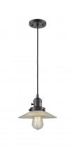  201CSW-OB-G2 - Halophane - 1 Light - 9 inch - Oil Rubbed Bronze - Cord hung - Mini Pendant