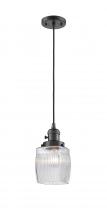  201CSW-OB-G302 - Colton - 1 Light - 6 inch - Oil Rubbed Bronze - Cord hung - Mini Pendant