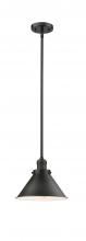  201S-OB-M10-OB - Briarcliff - 1 Light - 10 inch - Oil Rubbed Bronze - Stem Hung - Mini Pendant