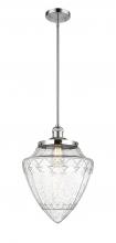  201S-PC-G664-12 - Bullet - 1 Light - 12 inch - Polished Chrome - Stem Hung - Mini Pendant