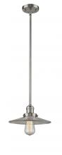  201S-SN-G2 - Halophane - 1 Light - 9 inch - Brushed Satin Nickel - Stem Hung - Mini Pendant