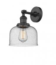  203-BK-G74 - Bell - 1 Light - 8 inch - Matte Black - Sconce