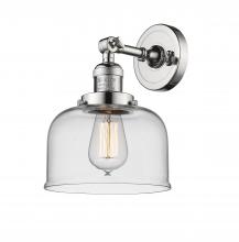  203-PN-G72-LED - Bell - 1 Light - 8 inch - Polished Nickel - Sconce