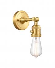  203SW-SG - Bare Bulb - 1 Light - 5 inch - Satin Gold - Sconce