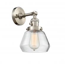  203SW-SN-G172-LED - Fulton - 1 Light - 7 inch - Brushed Satin Nickel - Sconce