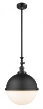  206-BK-HFS-121-BK - Hampden - 1 Light - 13 inch - Matte Black - Stem Hung - Pendant