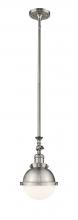  206-SN-HFS-61-SN - Hampden - 1 Light - 7 inch - Brushed Satin Nickel - Stem Hung - Mini Pendant