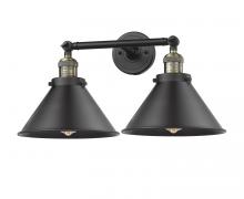  208-BAB-M10-BK - Briarcliff - 2 Light - 19 inch - Black Antique Brass - Bath Vanity Light