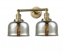  208-BB-G78 - Bell - 2 Light - 19 inch - Brushed Brass - Bath Vanity Light