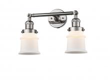  208-PN-G181S - Canton - 2 Light - 17 inch - Polished Nickel - Bath Vanity Light