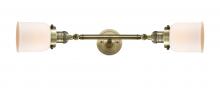  208L-AB-G51 - Bell - 2 Light - 5 inch - Antique Brass - Bath Vanity Light