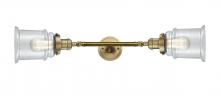  208L-BB-G182 - Canton - 2 Light - 6 inch - Brushed Brass - Bath Vanity Light