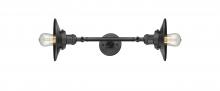  208L-OB-M5 - Railroad - 2 Light - 8 inch - Oil Rubbed Bronze - Bath Vanity Light