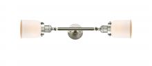  208L-SN-G51 - Bell - 2 Light - 5 inch - Brushed Satin Nickel - Bath Vanity Light