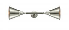  208L-SN-M13-SN - Appalachian - 2 Light - 8 inch - Brushed Satin Nickel - Bath Vanity Light