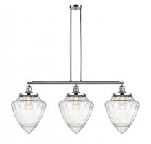  213-PC-G664-12 - Bullet - 3 Light - 40 inch - Polished Chrome - Stem Hung - Island Light