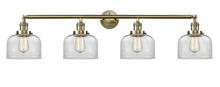  215-AB-G72 - Bell - 4 Light - 44 inch - Antique Brass - Bath Vanity Light