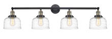  215-BAB-G713 - Bell - 4 Light - 44 inch - Black Antique Brass - Bath Vanity Light