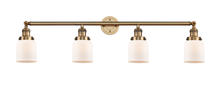  215-BB-G51-LED - Bell - 4 Light - 42 inch - Brushed Brass - Bath Vanity Light