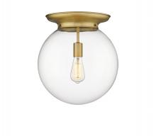  221-1F-BB-G202-14 - Beacon - 1 Light - 14 inch - Brushed Brass - Flush Mount