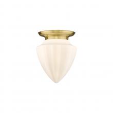  221-1F-SG-G661-12 - Beacon - 1 Light - 14 inch - Satin Gold - Flush Mount