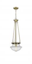  221-1P-AB-G542 - Oxford - 1 Light - 12 inch - Antique Brass - Pendant