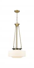  221-1P-BB-G691-16 - Bridgeton - 1 Light - 16 inch - Brushed Brass - Chain Hung - Pendant