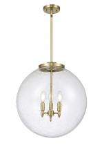  221-3S-AB-G204-18 - Beacon - 3 Light - 18 inch - Antique Brass - Cord hung - Pendant