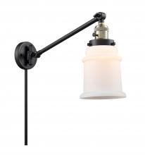  237-BAB-G181 - Canton - 1 Light - 8 inch - Black Antique Brass - Swing Arm