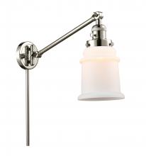  237-PN-G181 - Canton - 1 Light - 8 inch - Polished Nickel - Swing Arm