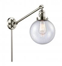  237-PN-G204-8 - Beacon - 1 Light - 8 inch - Polished Nickel - Swing Arm