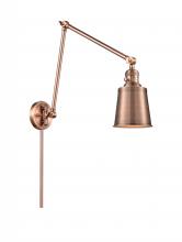  238-AC-M9-AC - Addison - 1 Light - 8 inch - Antique Copper - Swing Arm