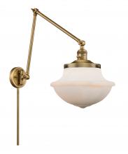  238-BB-G541 - Oxford - 1 Light - 12 inch - Brushed Brass - Swing Arm