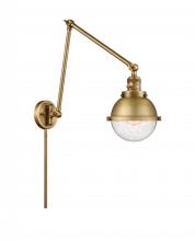  238-BB-HFS-64-BB - Hampden - 1 Light - 7 inch - Brushed Brass - Swing Arm