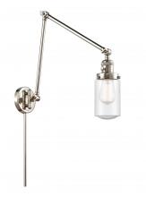  238-PN-G314 - Dover - 1 Light - 5 inch - Polished Nickel - Swing Arm