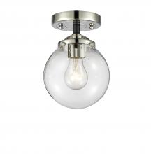  284-1C-BPN-G202-6 - Beacon - 1 Light - 6 inch - Black Polished Nickel - Semi-Flush Mount