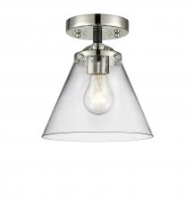  284-1C-BPN-G42 - Cone - 1 Light - 8 inch - Black Polished Nickel - Semi-Flush Mount