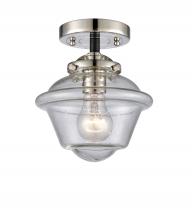  284-1C-BPN-G534 - Oxford - 1 Light - 8 inch - Black Polished Nickel - Semi-Flush Mount