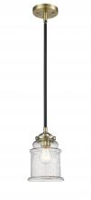  284-1S-BAB-G184 - Canton - 1 Light - 6 inch - Black Antique Brass - Cord hung - Mini Pendant