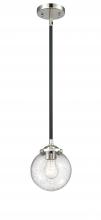  284-1S-BPN-G204-6 - Beacon - 1 Light - 6 inch - Black Polished Nickel - Cord hung - Mini Pendant