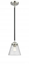  284-1S-BPN-G64 - Cone - 1 Light - 6 inch - Black Polished Nickel - Cord hung - Mini Pendant