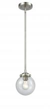  284-1S-SN-G202-6 - Beacon - 1 Light - 6 inch - Brushed Satin Nickel - Cord hung - Mini Pendant