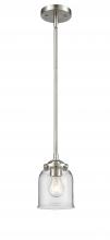  284-1S-SN-G52 - Bell - 1 Light - 5 inch - Brushed Satin Nickel - Cord hung - Mini Pendant