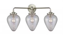  284-3W-SN-G165 - Geneseo - 3 Light - 25 inch - Brushed Satin Nickel - Bath Vanity Light