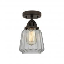  288-1C-OB-G142 - Chatham - 1 Light - 7 inch - Oil Rubbed Bronze - Semi-Flush Mount