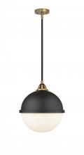  288-1S-BAB-HFS-121-BK - Hampden - 1 Light - 13 inch - Black Antique Brass - Cord hung - Pendant