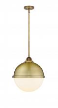  288-1S-BB-HFS-121-BB - Hampden - 1 Light - 13 inch - Brushed Brass - Cord hung - Pendant