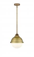  288-1S-BB-HFS-81-BB - Hampden - 1 Light - 9 inch - Brushed Brass - Cord hung - Mini Pendant